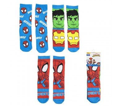 Set 3 calcetines Spidey Marvel