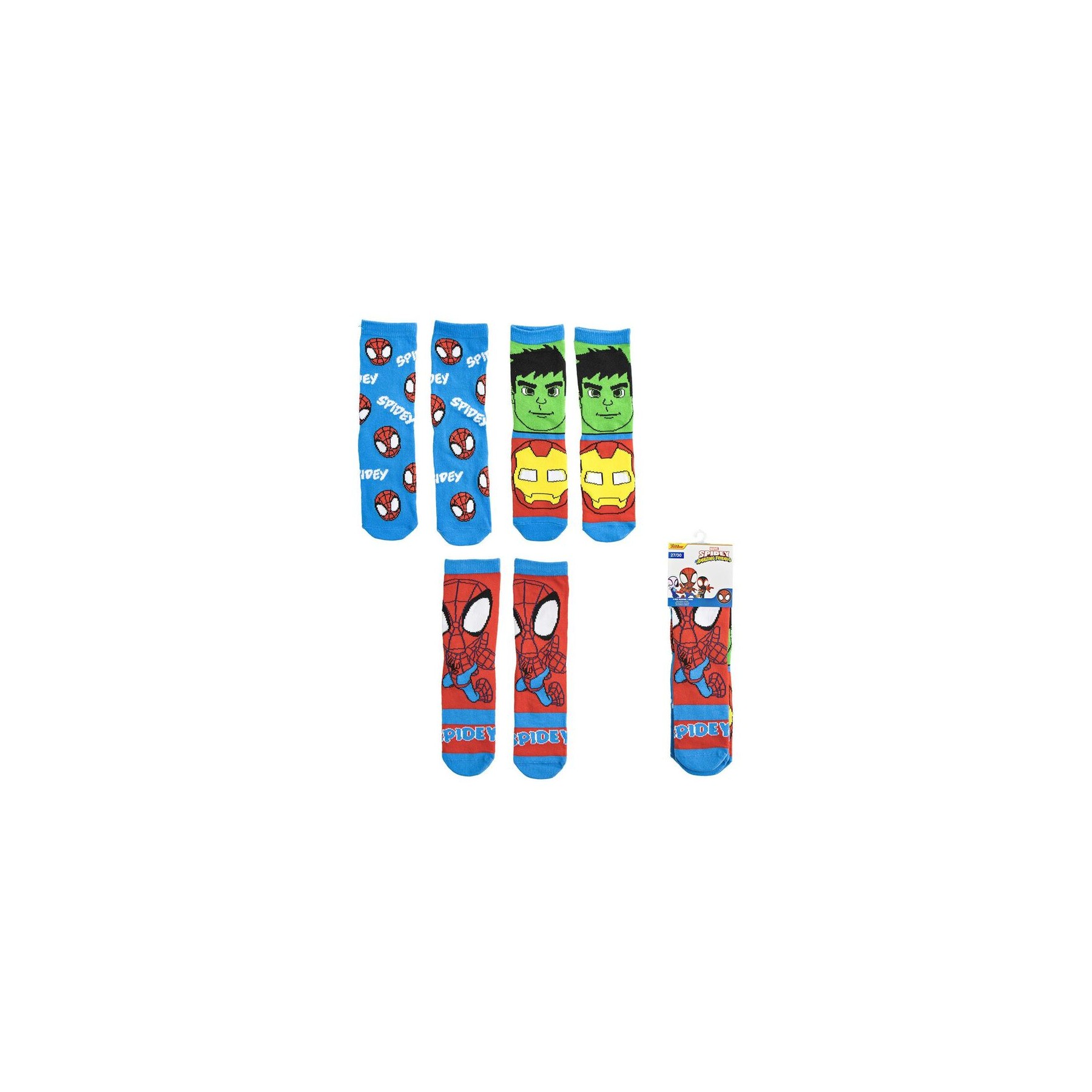 Set 3 calcetines Spidey Marvel