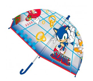 Paraguas manual burbuja Sonic The Hedgehog