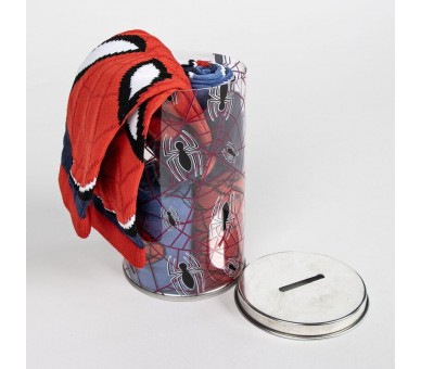 Hucha 4 pares calcetines Spiderman Marvel