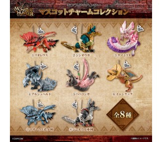 Figura sorpresa Mascot Charm Collection Monster Hunter 4cm surtido