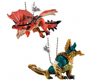 Figura sorpresa Mascot Charm Collection Monster Hunter 4cm surtido