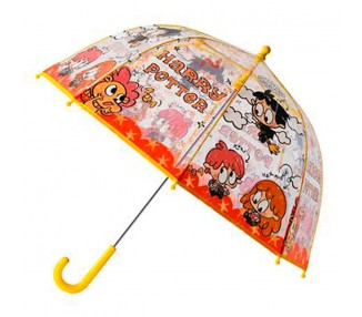 Paraguas manual burbuja transparente Harry Potter 48cm