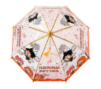 Paraguas manual burbuja transparente Harry Potter 48cm