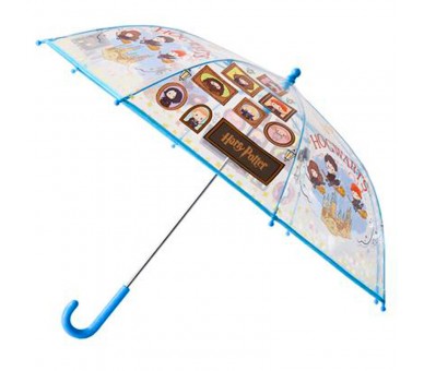 Paraguas manual burbuja transparente Harry Potter 48cm