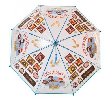 Paraguas manual burbuja transparente Harry Potter 48cm