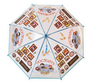 Paraguas manual burbuja transparente Harry Potter 48cm