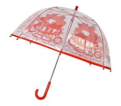 Paraguas manual burbuja transparente Athletic Club 48cm