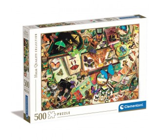 Puzzle Coleccion de Mariposas 500pzs