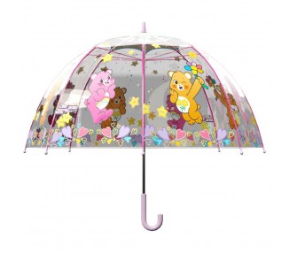 Paraguas manual transparente burbuja Osos Amorosos 48cm