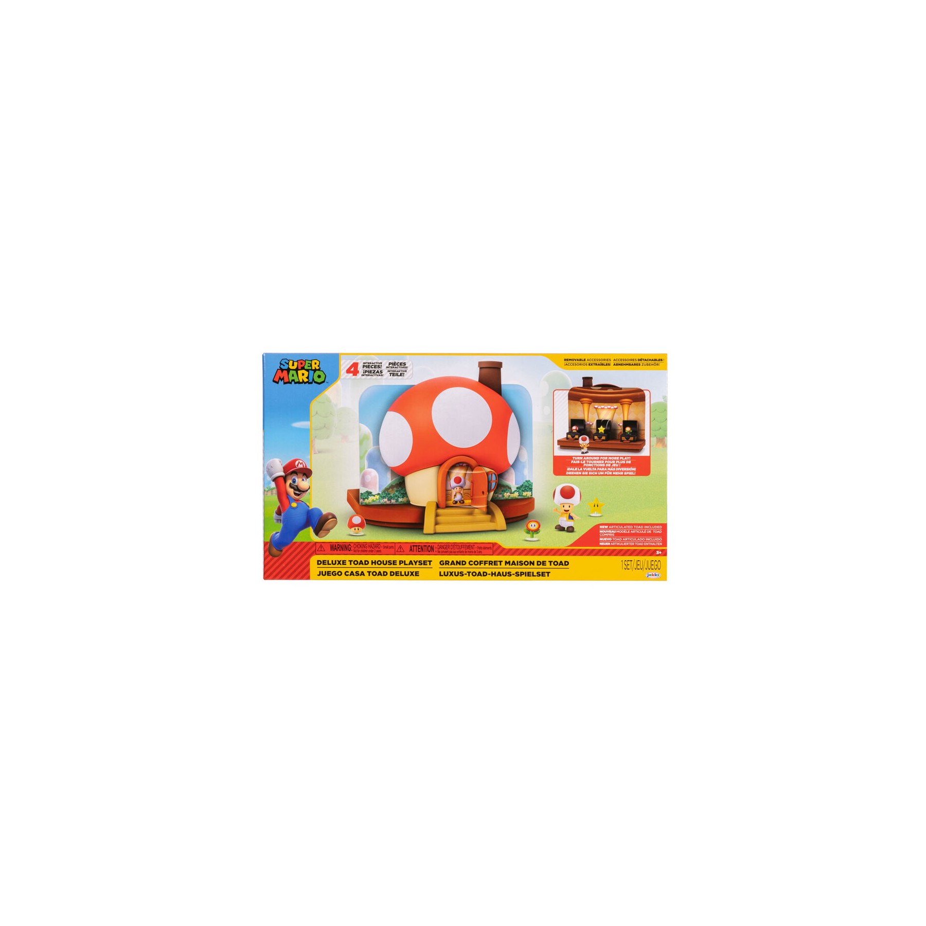 Playset Casa Toad Super Mario Bros