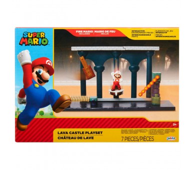 Playset Castillo de Lava Super Mario Nintendo