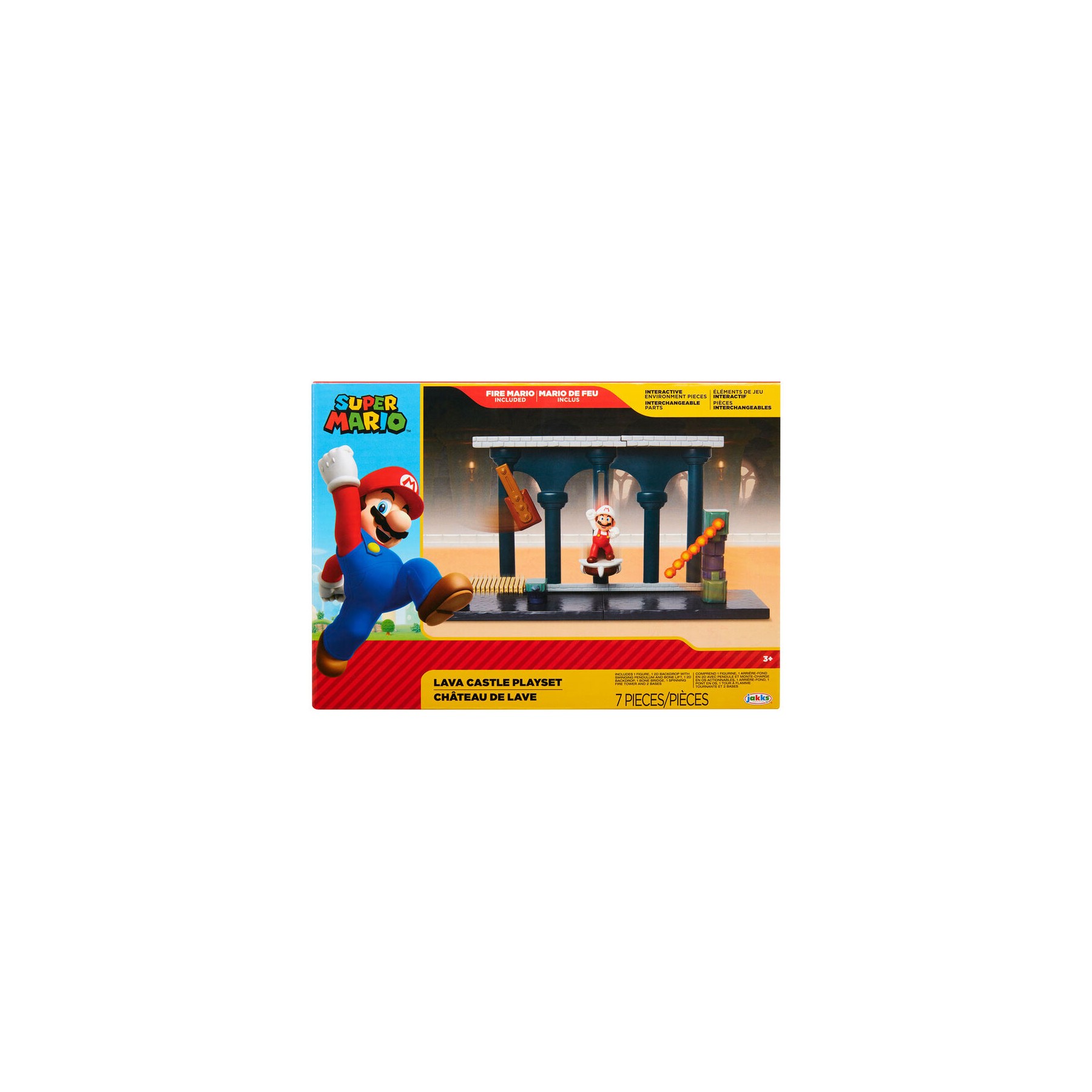 Playset Castillo de Lava Super Mario Nintendo