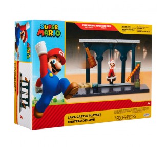 Playset Castillo de Lava Super Mario Nintendo