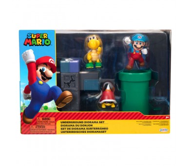 Blister diorama Subterraneo Super Mario Nintendo