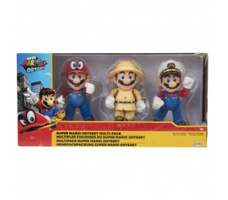 Blister 3 figuras Super Mario Nintendo 10cm