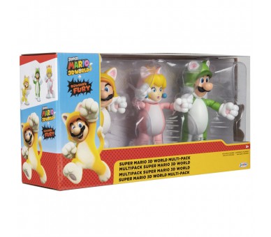 Blister 3 figuras Super Mario Bros 10cm