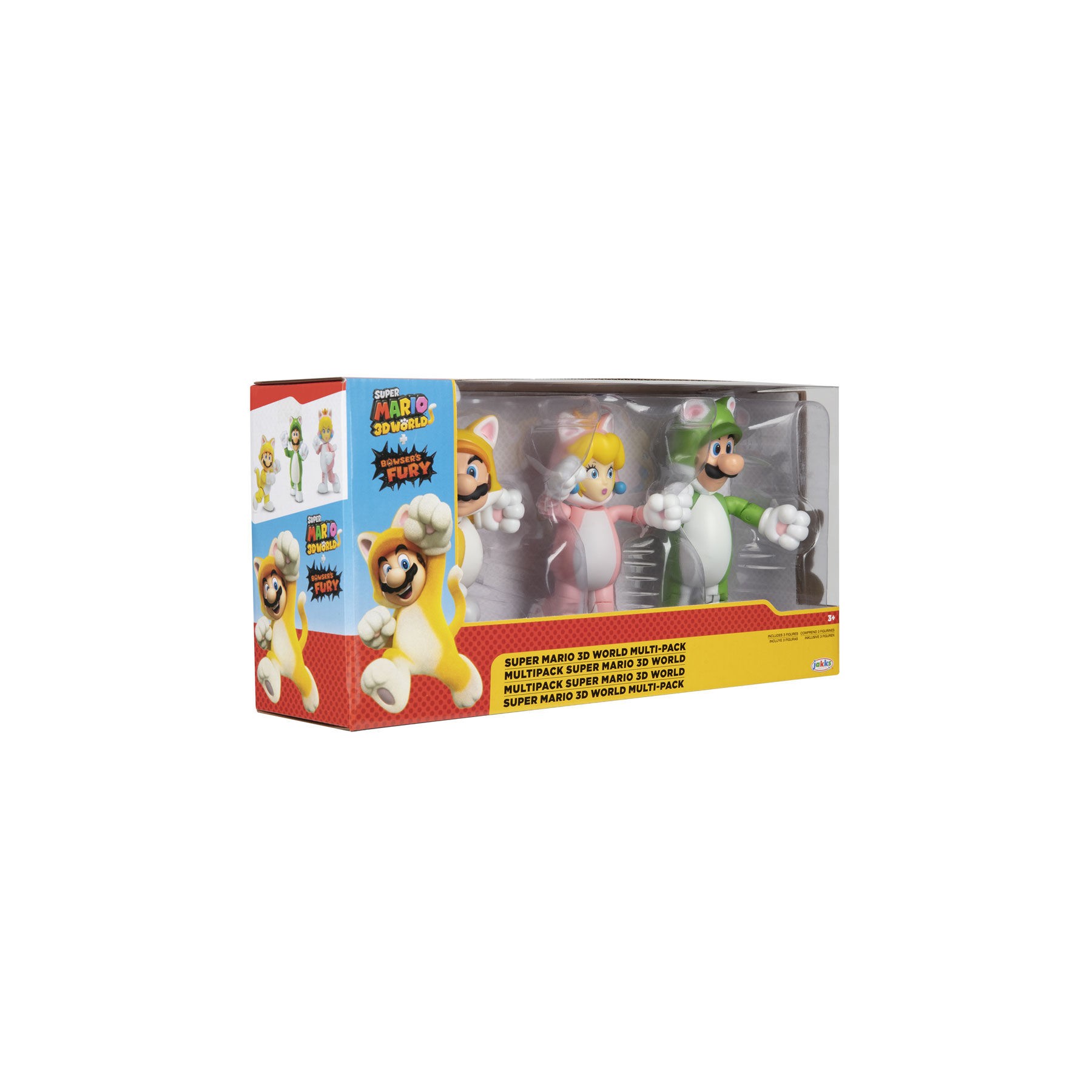 Blister 3 figuras Super Mario Bros 10cm