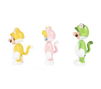 Blister 3 figuras Super Mario Bros 10cm