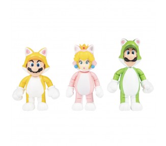 Blister 3 figuras Super Mario Bros 10cm