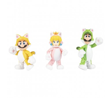 Blister 3 figuras Super Mario Bros 10cm