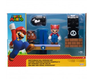 Set diorama Switchback Hill Super Mario Bros 6cm