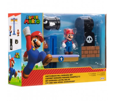 Set diorama Switchback Hill Super Mario Bros 6cm