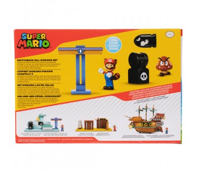 Set diorama Switchback Hill Super Mario Bros 6cm