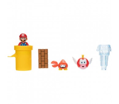 Blister diorama Sparkling Waters Super Mario Bros 6cm