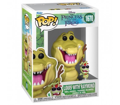 Figura POP Disney Tiana y el Sapo Louis with Raymond