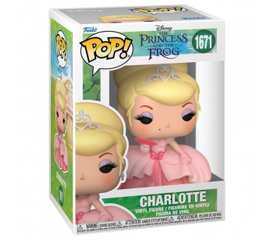 Figura POP Disney Tiana y el Sapo Charlotte