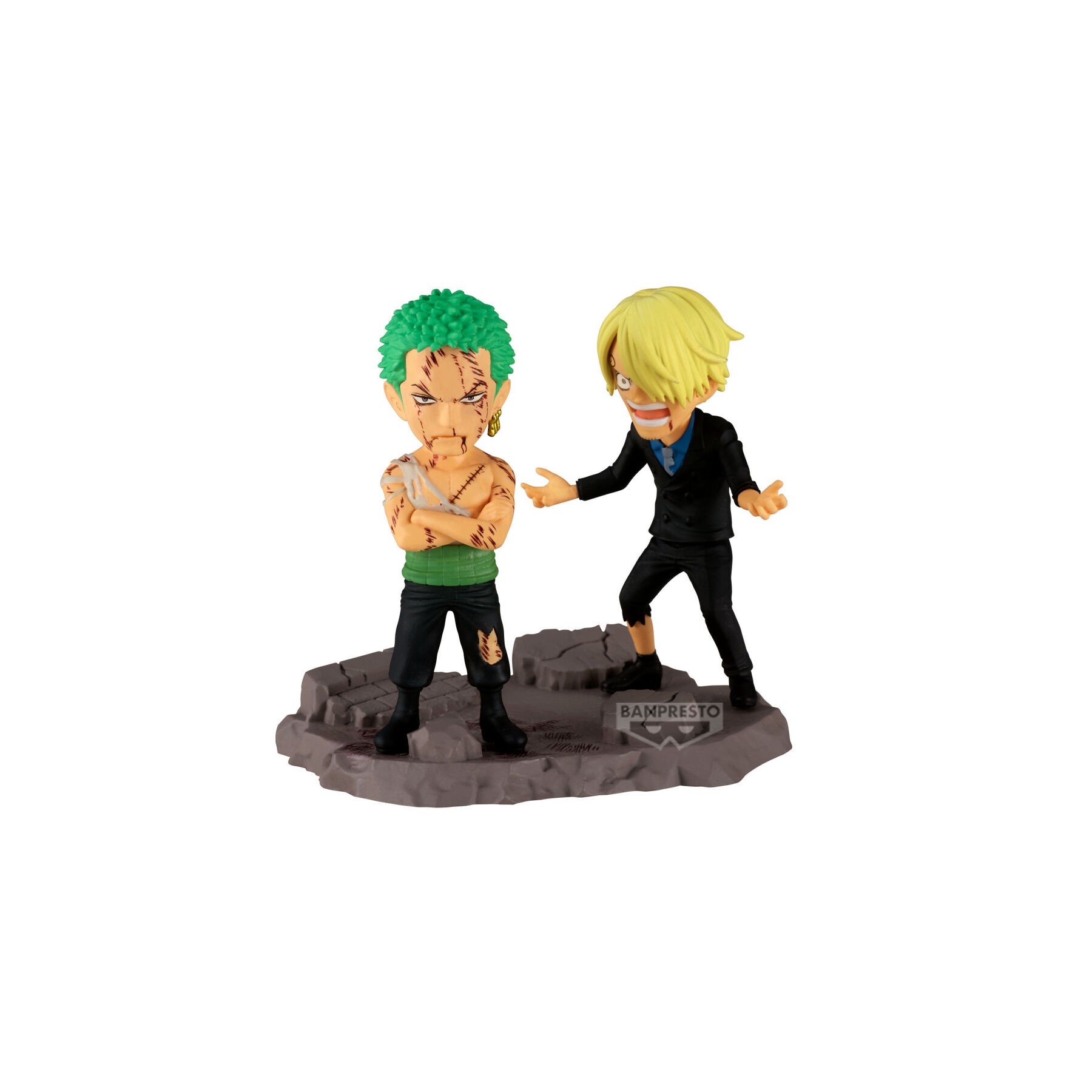 Figura Roronoa Zoro & Sanji One Piece 8cm