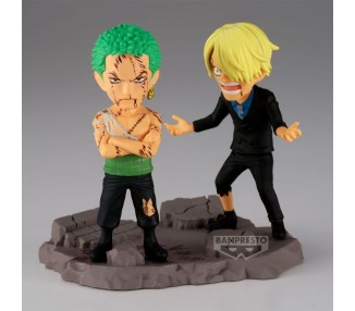Figura Roronoa Zoro & Sanji One Piece 8cm