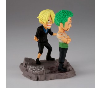 Figura Roronoa Zoro & Sanji One Piece 8cm