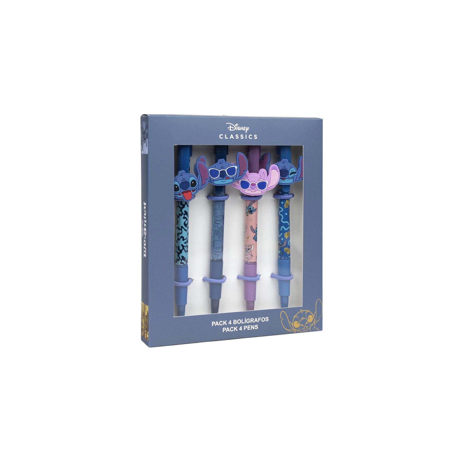 Blister boligrafos Stitch Disney