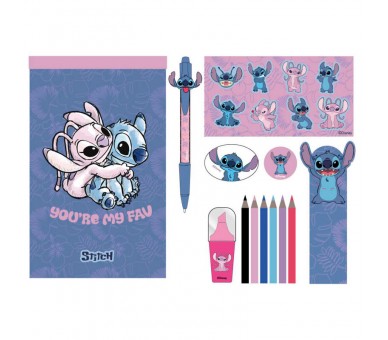 Set papeleria Stitch Disney