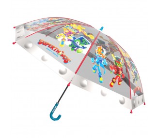Paraguas manual transparente Superthings 48cm