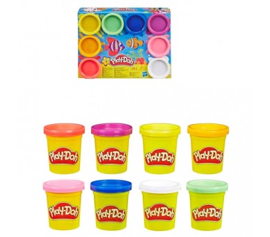 Set 8 Botes Plastilina Play-Doh surtido
