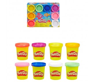 Set 8 Botes Plastilina Play-Doh surtido