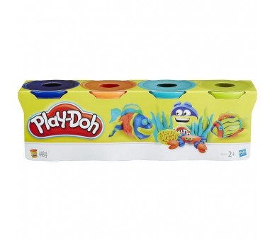 Set 4 Botes Plastilina Classic Play-Doh surtido