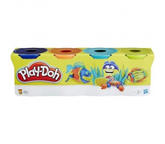 Set 4 Botes Plastilina Classic Play-Doh surtido