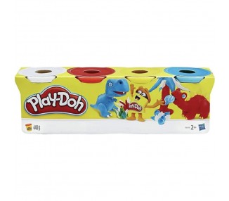 Set 4 Botes Plastilina Classic Play-Doh surtido