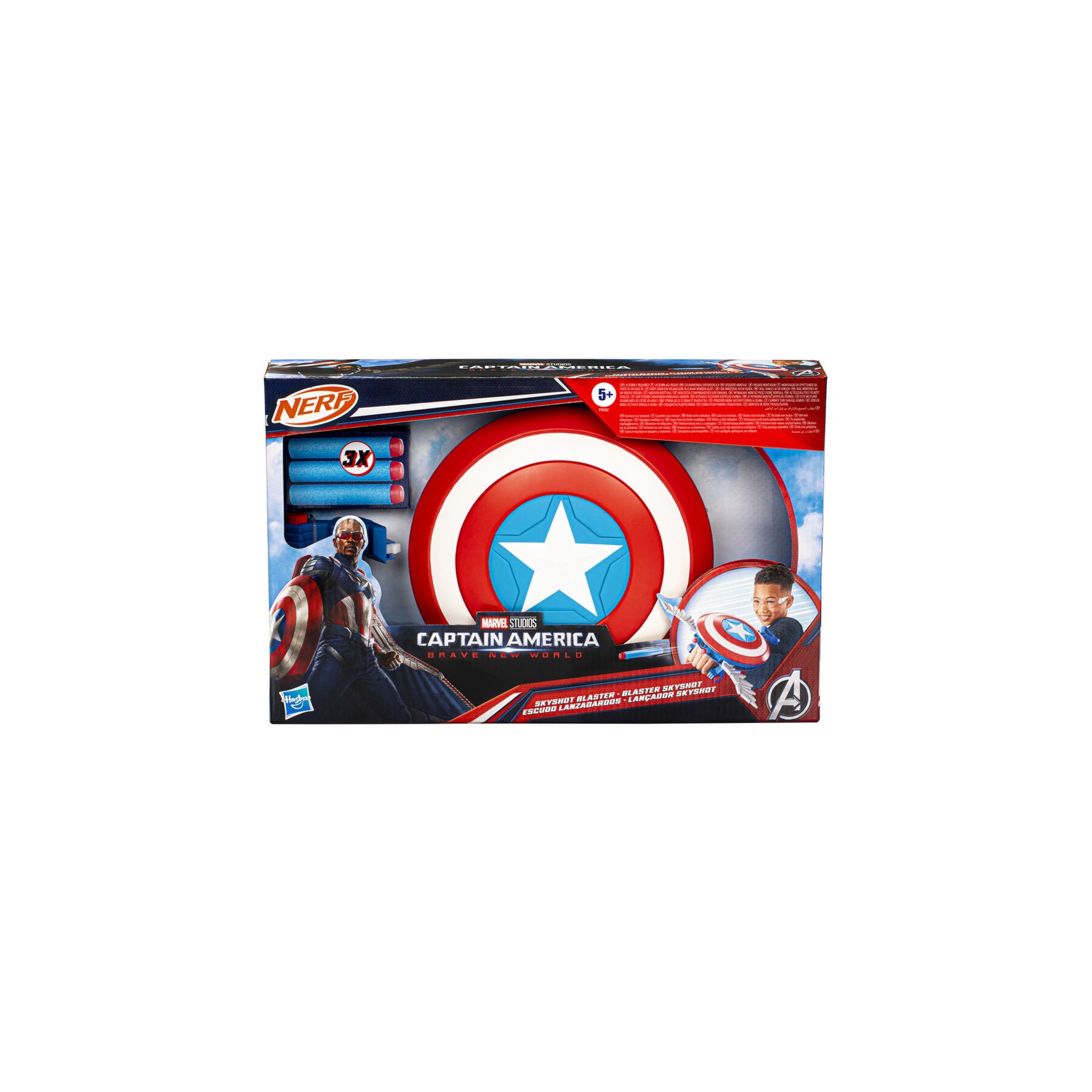Escudo Lanzadardos Capitan America Brave New World Marvel