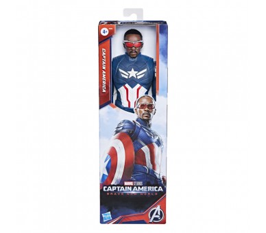 Figura Capitan America Titan Hero Los Vengadores Avengers Marvel 30cm