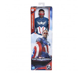 Figura Capitan America Titan Hero Los Vengadores Avengers Marvel 30cm