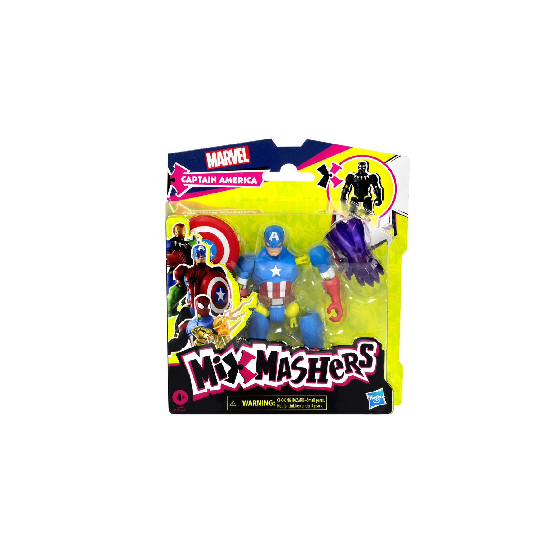 Figura Capitan America Mix Mashers Marvel 12cm