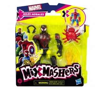 Figura Miles Morales Mix Mashers Marvel 12cm