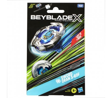 Juego Kit Inicial Sword Dran 3-60F Beyblade X