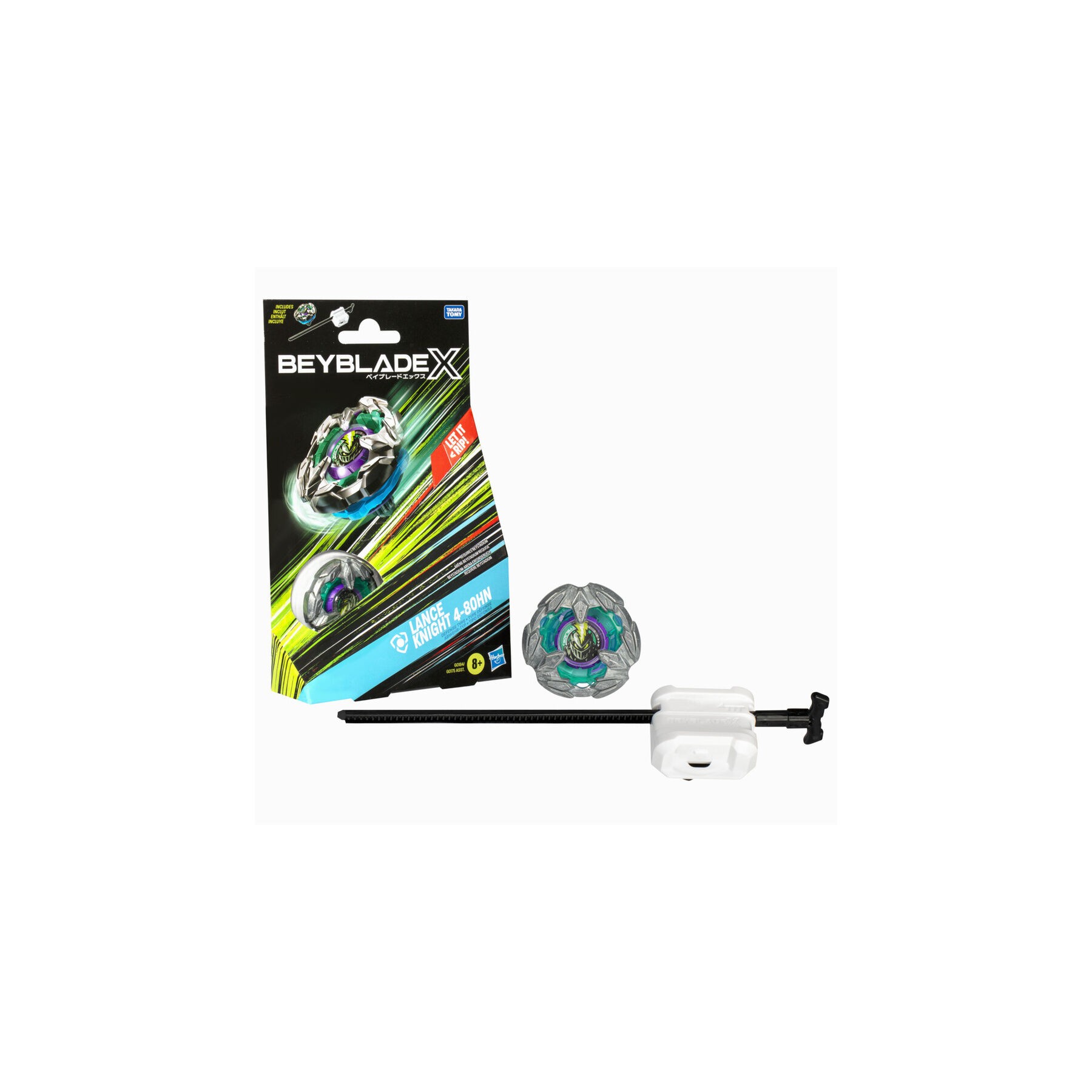 Juego Kit Inicial Lance Knight 4-80HN Beyblade X