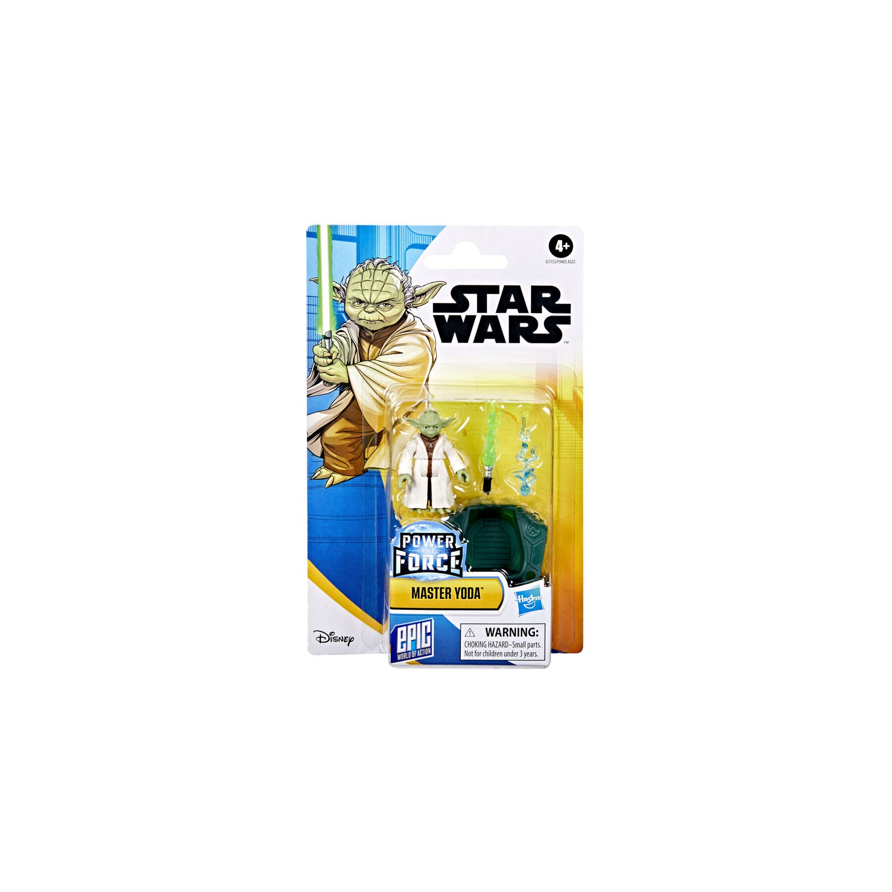 Figura Maestro Yoda Power the Force Star Wars 5cm